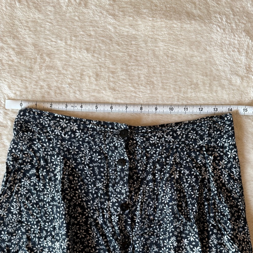 Navy blue and White Women's Skirt